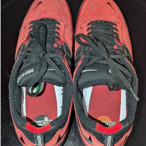 Nike SB Shoes Mens 11.5 Red Suede Ishod Wair Bred Varsity Red Black DC7232-600 - Picture 7 of 10